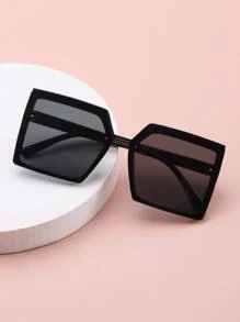 Kính râm gọng cho trẻ em - màu đen - Xem 1