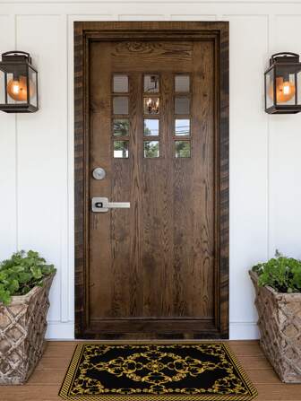 1pc Flower Pattern Rug