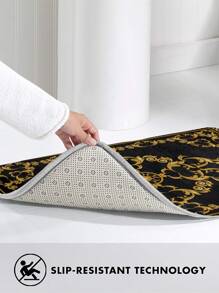 1pc Flower Pattern Rug