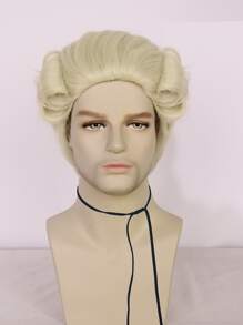 Peluca sintética cosplay largo ondulado - Beis - Ver 3