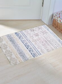 幾何樣式門墊 - 彩色 - 查看 1