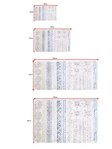 幾何樣式門墊 - 彩色 - 查看 4