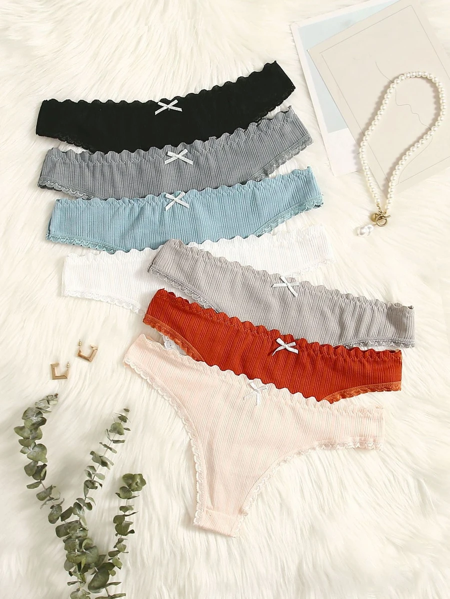 Pachet de 7 chiloți fără apariție - Multicolor - Vizualizare 1