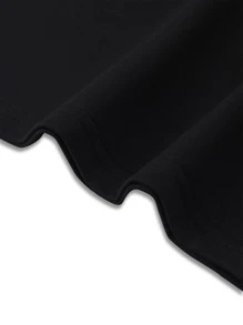 Manfinity Men Crown & Letter Graphic Tee & Joggers - Black - View 6