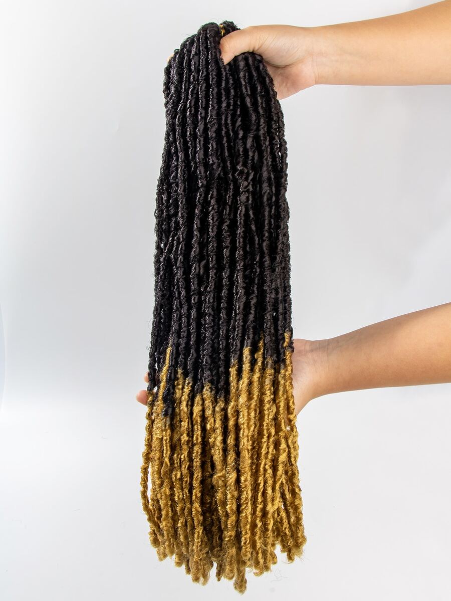 4入組漸層長款卷合成纖維接髮 - 彩色 - 查看 1