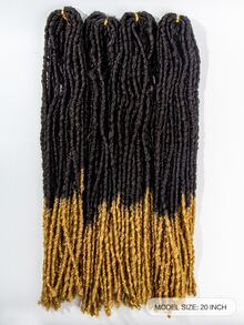 4入組漸層長款卷合成纖維接髮 - 彩色 - 查看 2