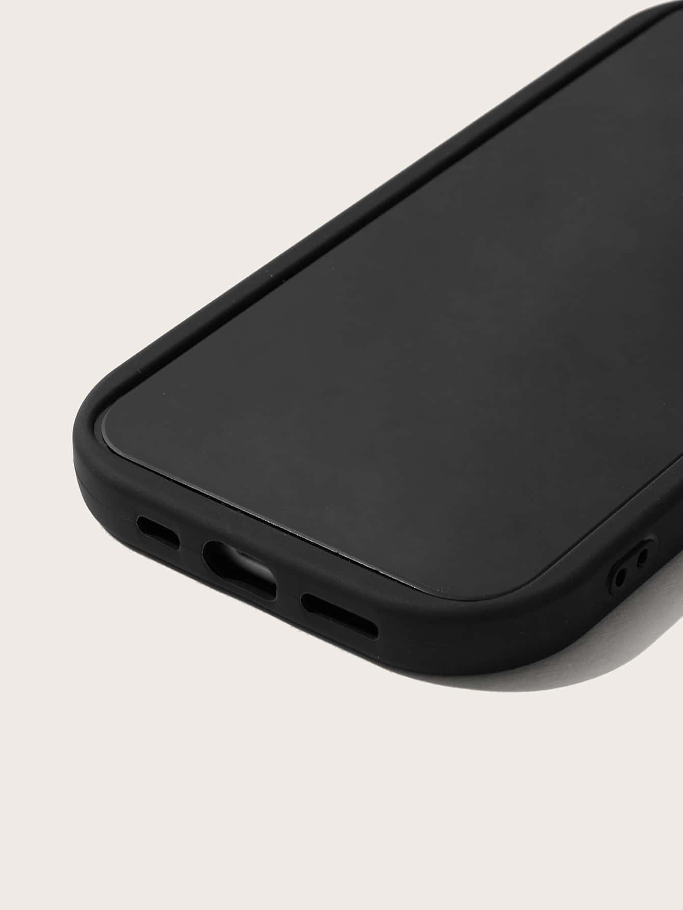 Letter & Skull Pattern Phone Case