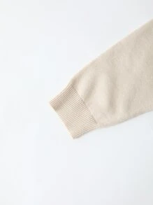 Baby Boy Cartoon Graphic Jumper - Beige - View 3