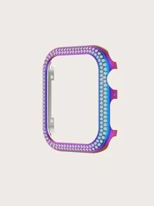 Funda compatible con Apple Watch con diseño de diamante de imitación - Multicolor - Ver 1