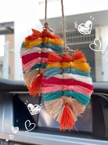 流蘇設計汽車空氣清新器懸掛裝飾物不附帶香水 - 彩色 - 查看 2