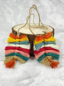 流蘇設計汽車空氣清新器懸掛裝飾物不附帶香水 - 彩色 - 查看 4