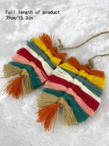 流蘇設計汽車空氣清新器懸掛裝飾物不附帶香水 - 彩色 - 查看 6