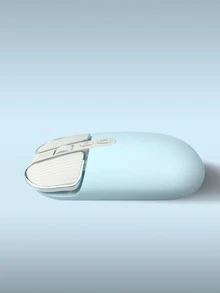 Ratón Inalámbrico Recargable Azul Mini Silencioso - Azul - Ver 3