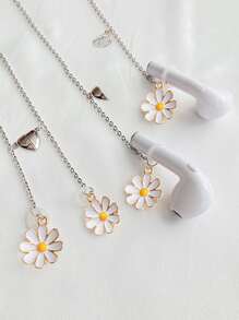 Bluetooth Earphone Anti-Lost Earphone Chain, Wireless Apple Falling Protector, Daisy Minimalist Necklace Eyeglass Chain