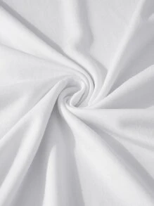 ROMWE MEN Street Life Tops Nam Ô tô/xe hơi Lá thư Giải trí - trắng - Xem 6