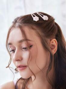 Kawaii Kẹp tóc Đồ họa Giải trí - Hồng - Xem 3