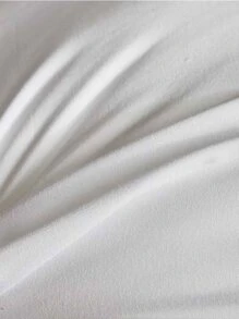 Almohada decorativa de color unicolor, almohada de cojín de poliéster gris claro, para decoración del hogar - Blanco - Ver 4