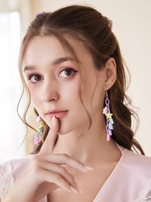 ROMWE Kawaii 星星和鏈條耳墜 - 彩色 - 查看 2