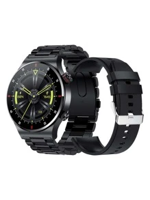 Men Luminous Smart Watch - Black - View 1
