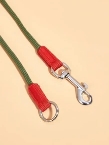 1pc Adjustable Pet Leash For Dog For Outdoor - Army Green - View 3