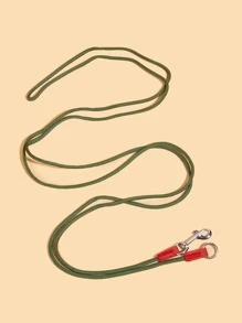 1pc Adjustable Pet Leash For Dog For Outdoor - Army Green - View 4