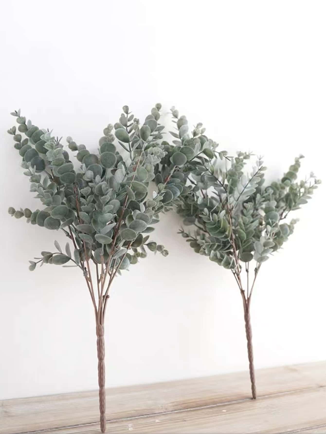 1pc Artificial Plant, Faux Plant Leaf Branch For Home Decor Decoration E-I-D - Multicolor - View 1