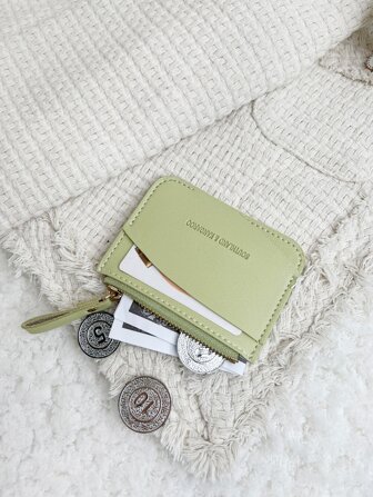 SOUTHLAND&KANGAROO Versatile Zipper Coin Wallet Multiple Color Selection Letter Graphic Multi-Card Card Organizer For Storage Cards Lightweight Multi Layer Portable ID Card Money Card Malist Fashion Modern For Anniversary For On Valentine Day For Birthday Gift For Gift For Couple For For Girls For Lady For Female Bag School Supplies For School Dorm Room & Back To School Gift Wristlet Wallet Card Holder Card Holder Wallet Business Card Holder Credit Card Holder Card Holder Women For Women Mini Wallet Card Wallet