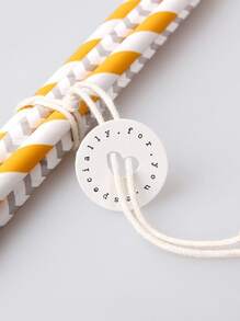 50 cái Slogan Graphic Gift Wrap Tag - trắng - Xem 5