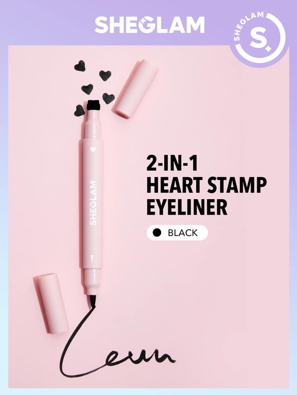 SHEGLAM Modern Love Heart Catcher 2in1 Stamp Eyeliner SHEIN USA