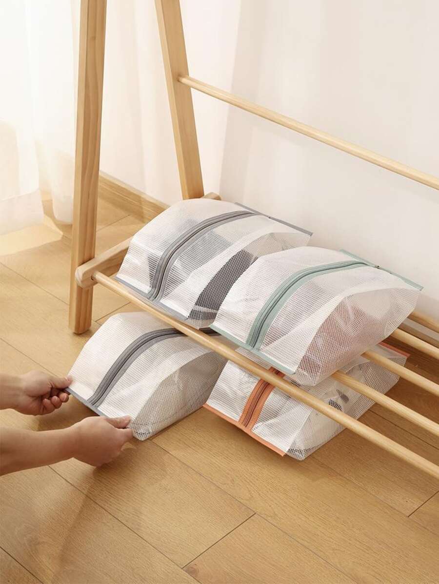 1入組隨機色鞋子收納包 - 白色 - 查看 1