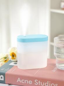 nbshan 1pc Usb-powered 260ml Mini Humidifier With 7-color Light & Suitable For Desk, Office, Home, Bedroom Air Moisturizing - Blue and White - View 6