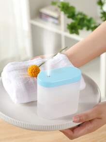 nbshan 1pc Usb-powered 260ml Mini Humidifier With 7-color Light & Suitable For Desk, Office, Home, Bedroom Air Moisturizing - Blue and White - View 7