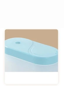 nbshan 1pc Usb-powered 260ml Mini Humidifier With 7-color Light & Suitable For Desk, Office, Home, Bedroom Air Moisturizing - Blue and White - View 9