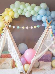 195 piezas Kit arco de globos decorativo - Multicolor - Ver 4