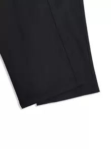 Manfinity Hypemode Nam Túi nắp bên cạnh Eo dây rút Lỏng lẻo Quần thể thao bảo Cargo - màu đen - Xem 3