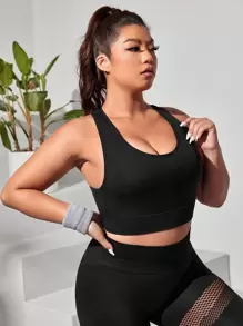 Easithlete Plus Racer Back Sports Bra