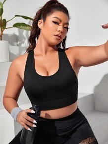 Easithlete Plus Racer Back Sports Bra