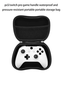 Black / Switch Pro Game Controller Water Resistant Shockproof Carrying Case