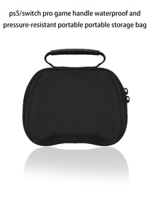 Black / Switch Pro Game Controller Water Resistant Shockproof Carrying Case
