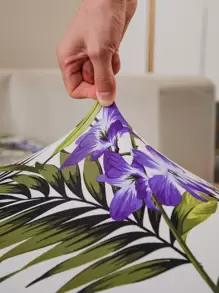 1入組花和植物印花沙發座套 - 彩色 - 查看 5