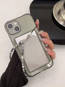 普通卡槽手機殼帶掛繩相容於 iPhone 15/15Pro/15Plus/15Promax - 黑色 - 查看 5