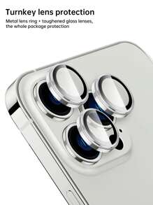 3 pièces Protecteur D'objectif Caméra Compatible Avec iPhone 15/15Plus/15Pro/15Promax