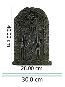 1pc Halloween Skeleton Design Decorative Garden Stake