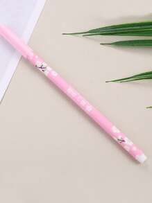 10pcs Flower Print Random Gel Pen - Multicolor - View 4