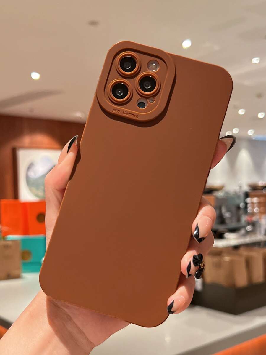 TPU 防震大眼手机壳适用于 11、12、13、14、12 Pro Max、13 Pro Max、15、15 Pro、15 Plus、15 Pro Max、16、16 Pro、16 Plus、16 Pro Max、17、17 Pro、17 Pro Max - 咖啡棕 - 查看 1
