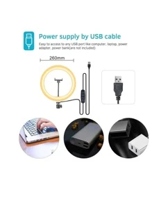 10 Inch Selfie Ring Light With Tripod Stand