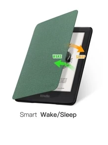 Ayotu Fabric Texture Protective Case For Kindle E-Reader - Mint Green - View 5