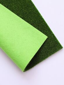 1pieza Césped artificial, verde 25X25cm PE Césped de hierba falsa para la decoración del hogar