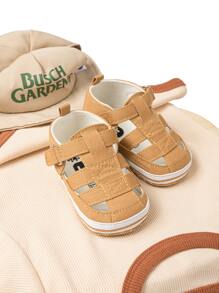 Infant Stitch Detail Gladiator Sandals - Brown - View 3