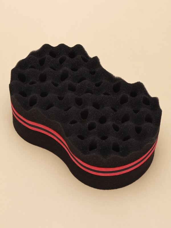 1pc Curly Hair Sponge Haircutting Sponge Brush Dirty Hair Styling